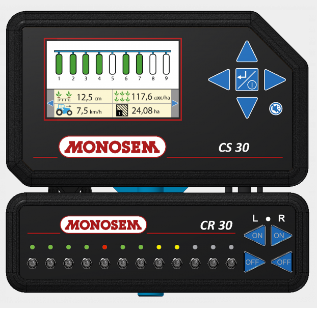 monitor semen pri seti, Monosem, monitor na setí